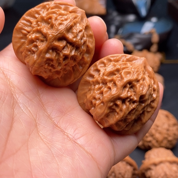 把件文玩核桃瓷娃娃37尺