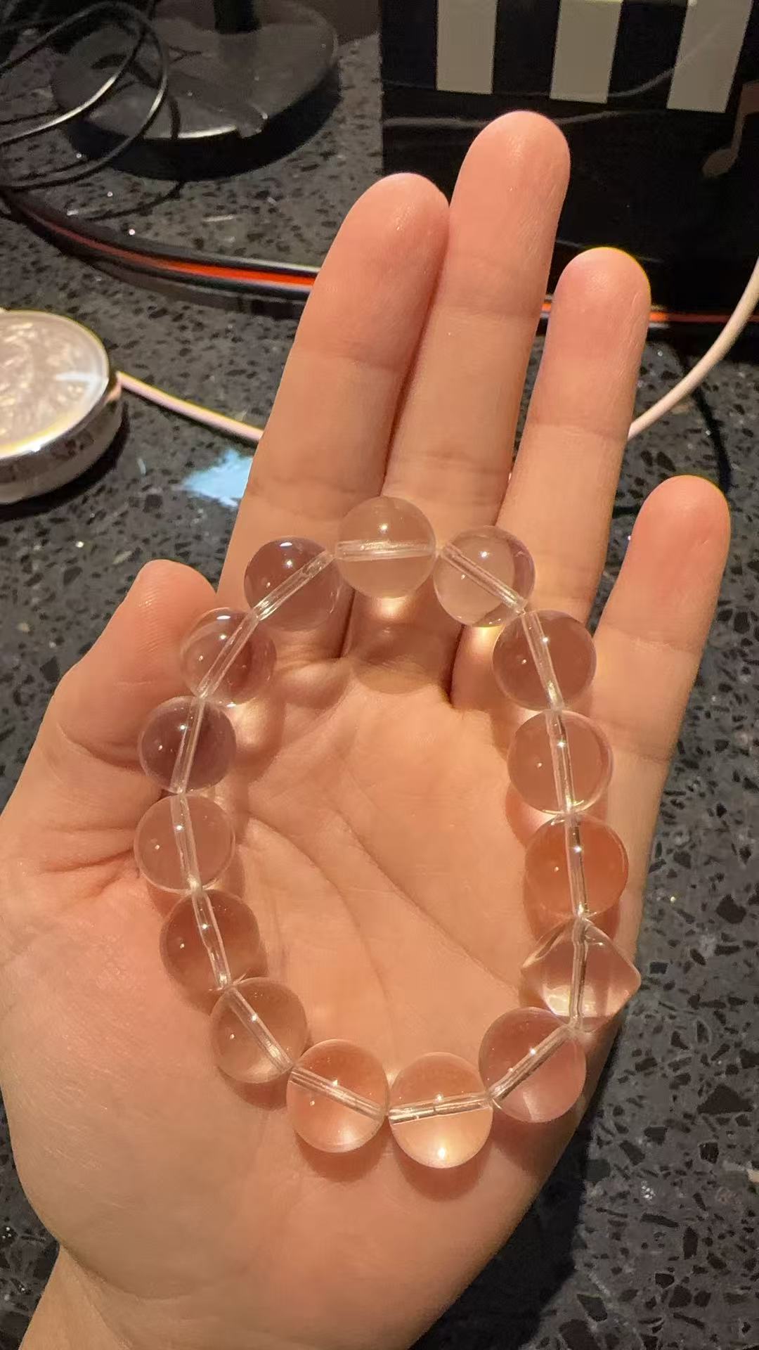 ‘月落星辰’手串 白水晶