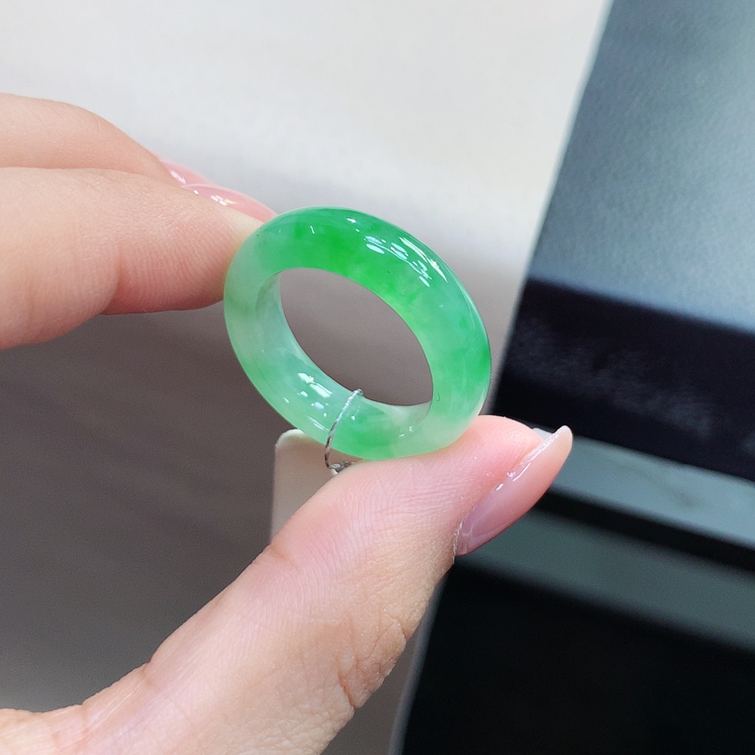 未镶嵌戒指翡翠15号