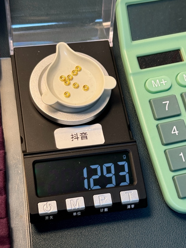 足金999 4mm车轮1.293g怡