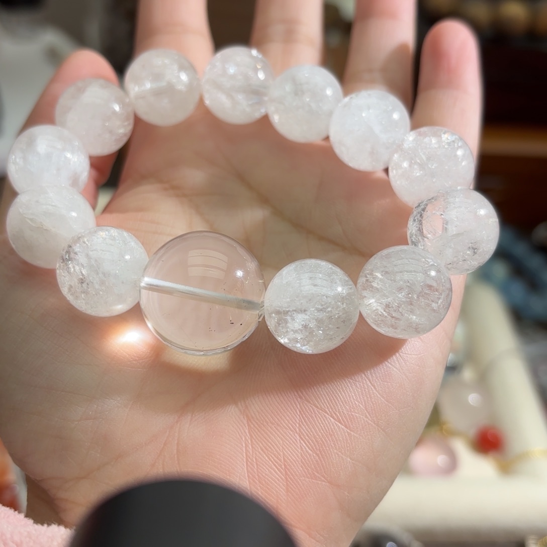 未镶嵌手链水晶白阿塞