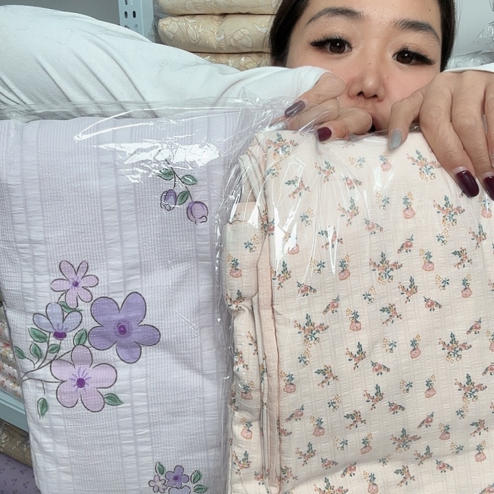 棉棉好看的单人被套2