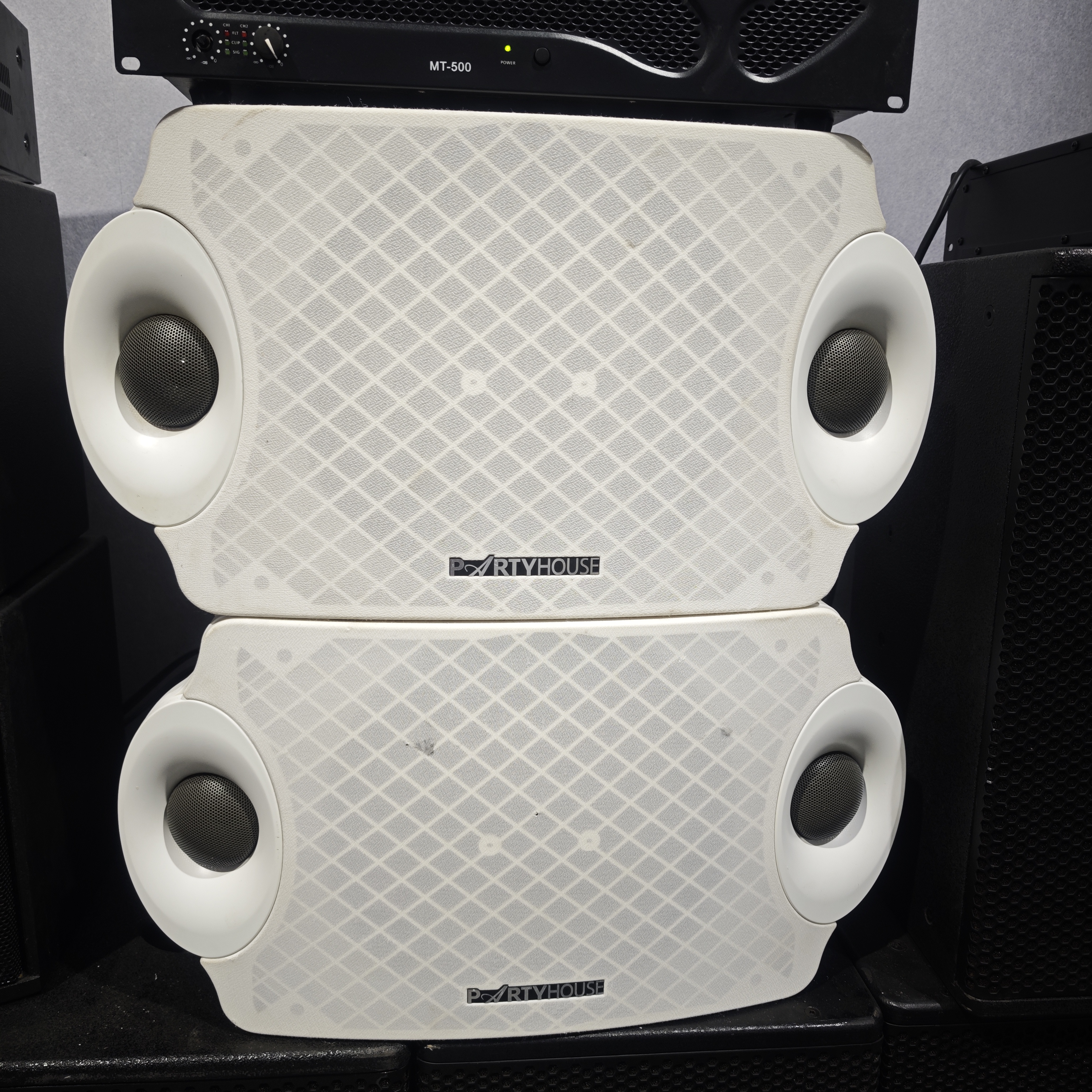 8新  派对屋12寸卡包音响一对 不包邮