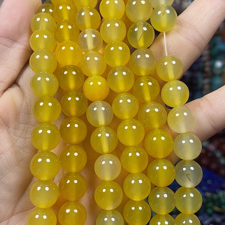 玛瑙/玉髓未镶嵌珠宝半成品玛瑙卡10mm
