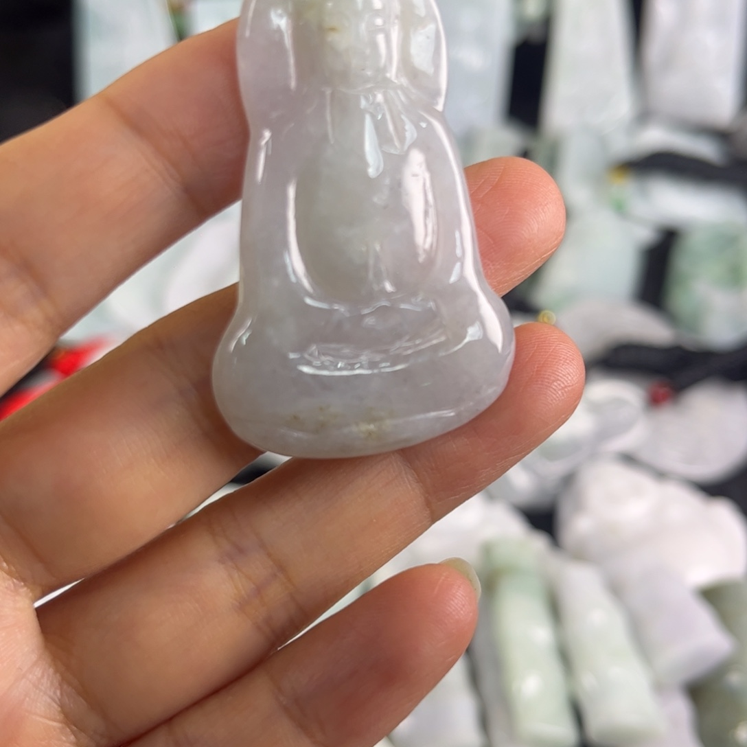 翡翠未镶嵌吊坠(不含链)瑕疵