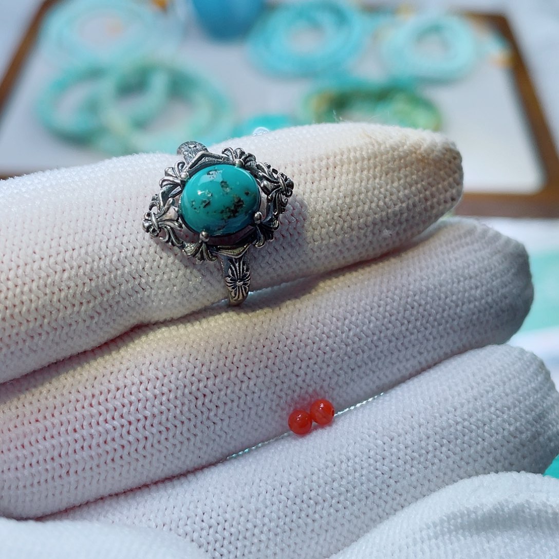 南红玛瑙银S925镶嵌珠宝奇石