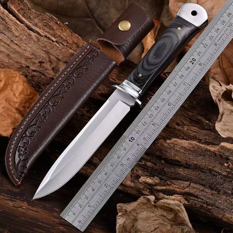 破竹一体龙骨超硬小刀4厘米特厚藏族手把肉FURY原装户外刀具10