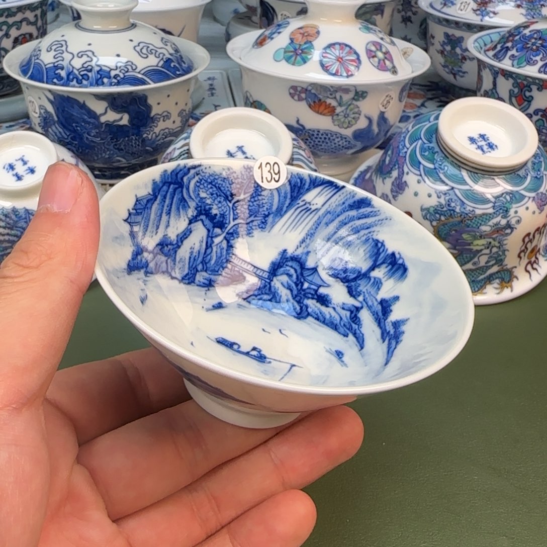 景德镇纯手工手绘茶具139