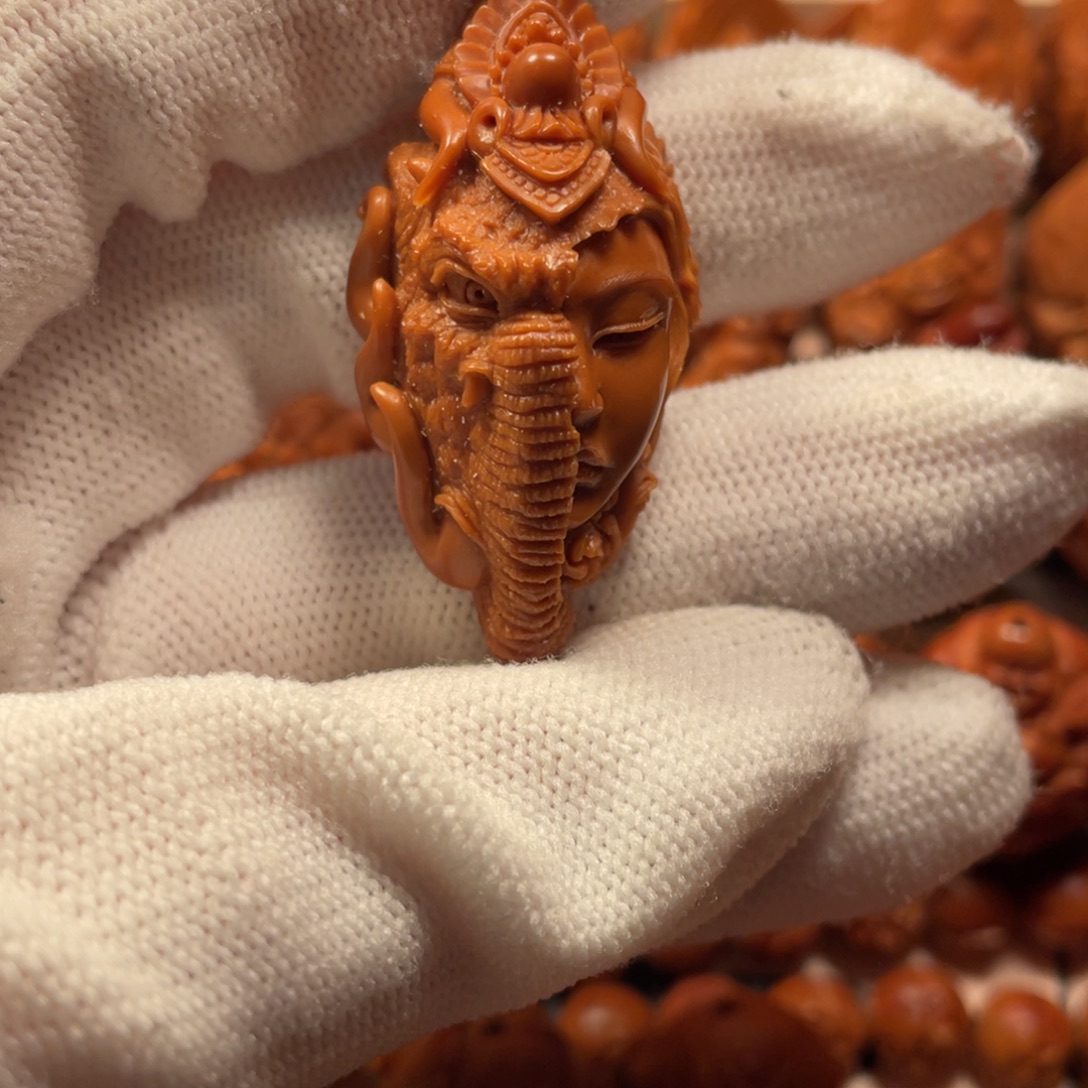 手串/手链橄榄核象神一念