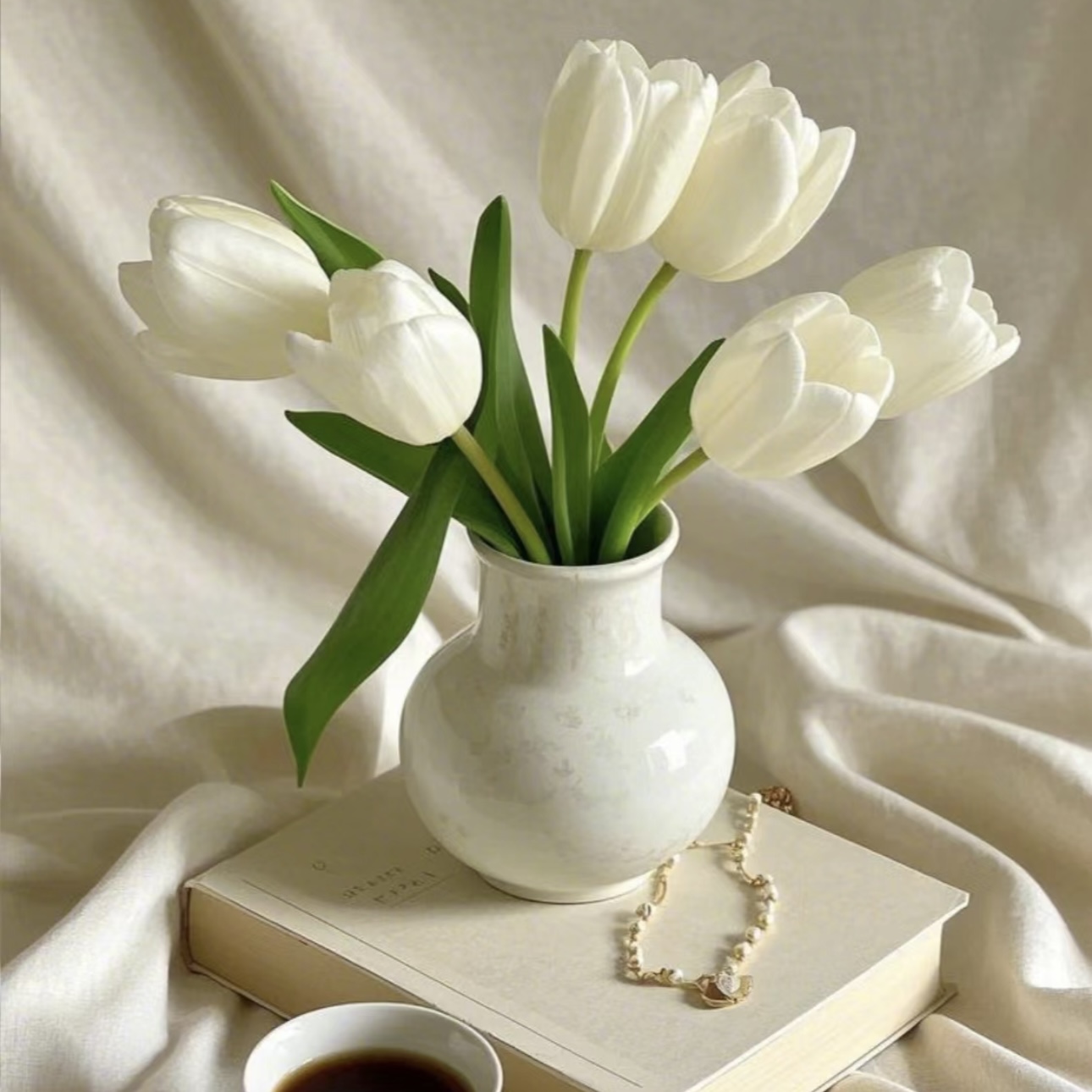 『郁金香·白』 高品质郁金香  全场一单包邮 两单顺丰