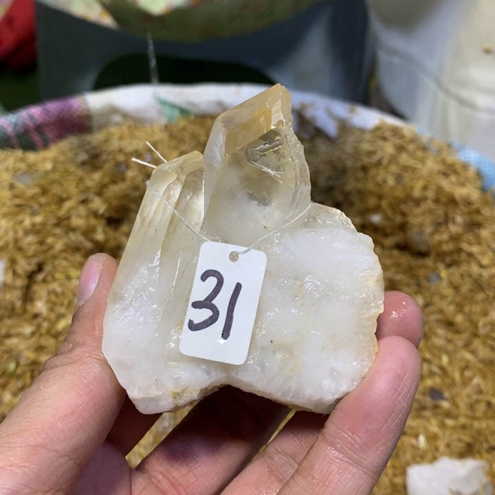 水晶水晶原石摆件未镶嵌