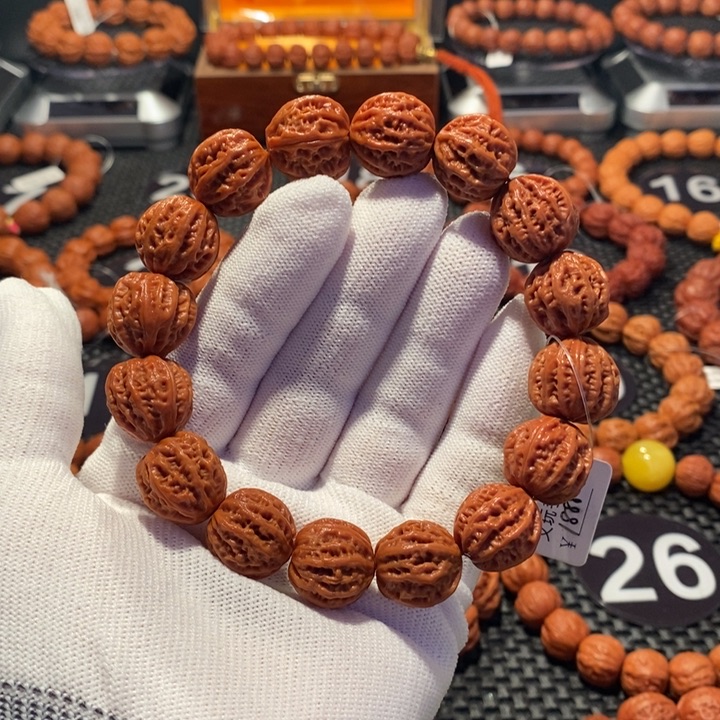 文玩核桃手串核桃手串1.7尺寸全品
