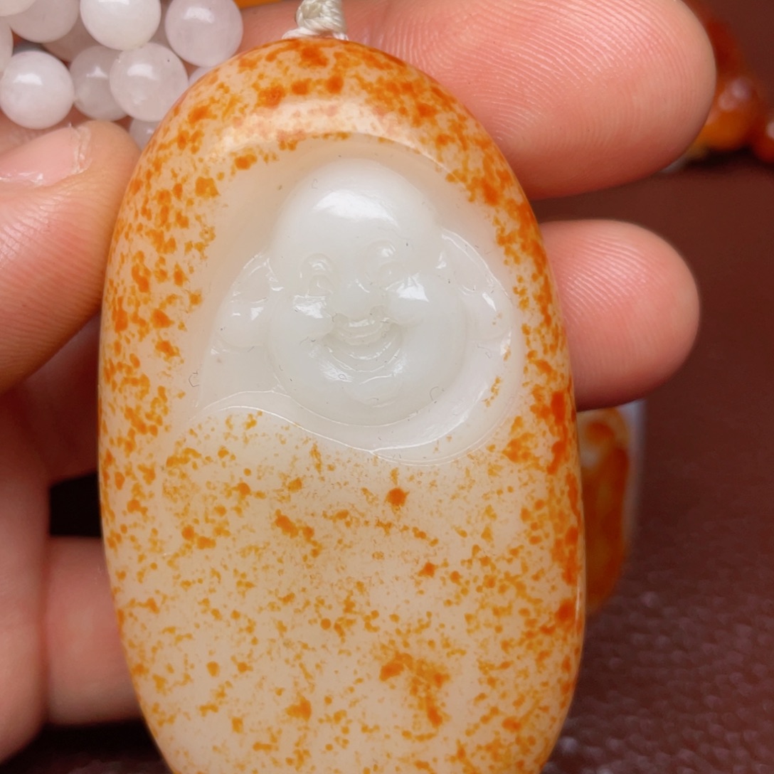 和田玉颈饰未镶嵌牡*阁