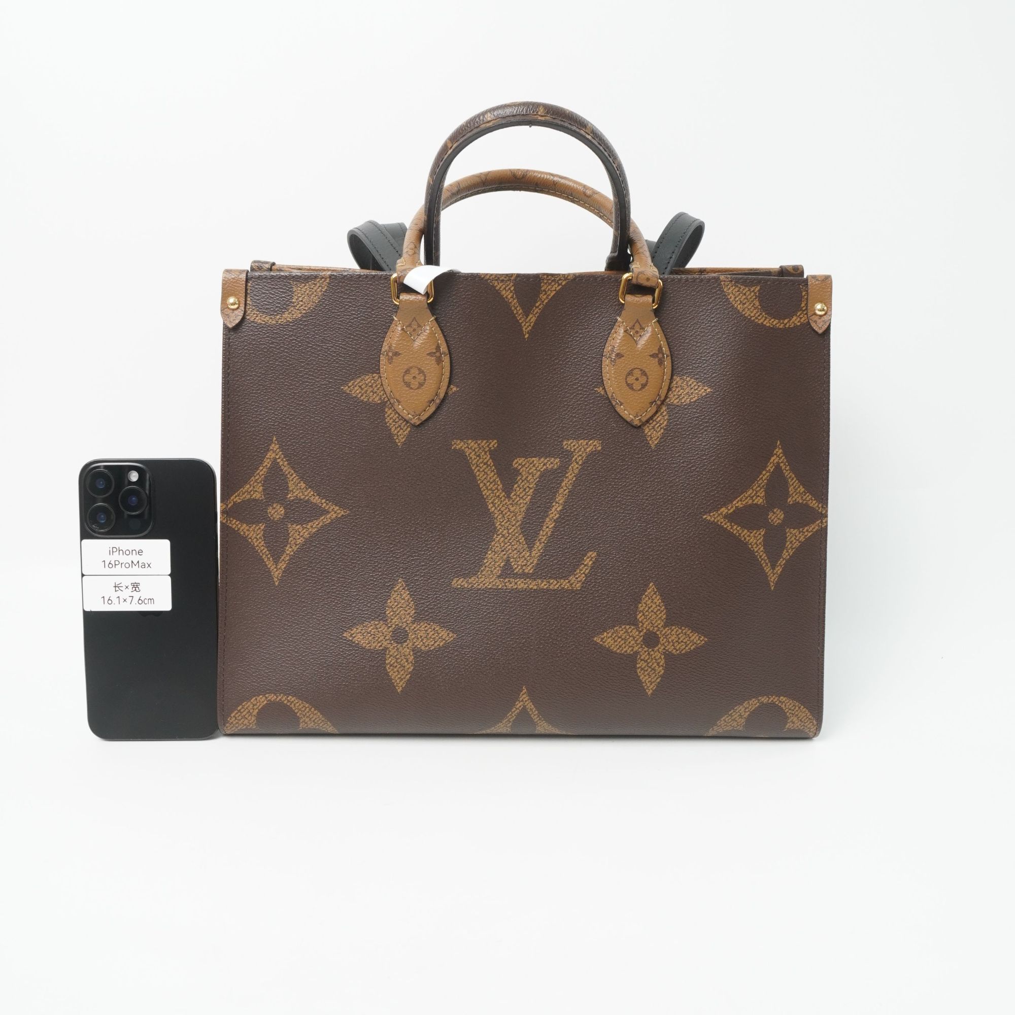 95新 LouisVuitton/路易威登   路易威登onthego中号老花/DS01927