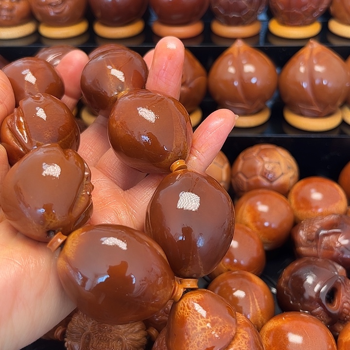 橄榄核手串/手链一龙九凤