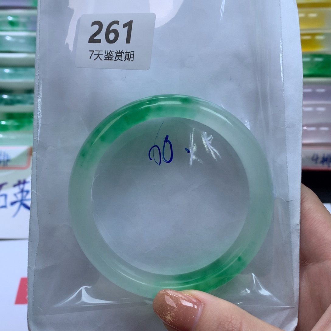 美***滋石英质玉未镶嵌手镯定向链接截图为准莉莉261