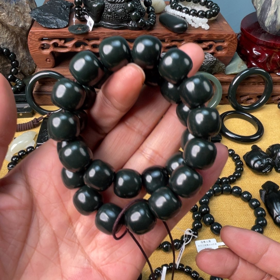 和田玉手链未镶嵌