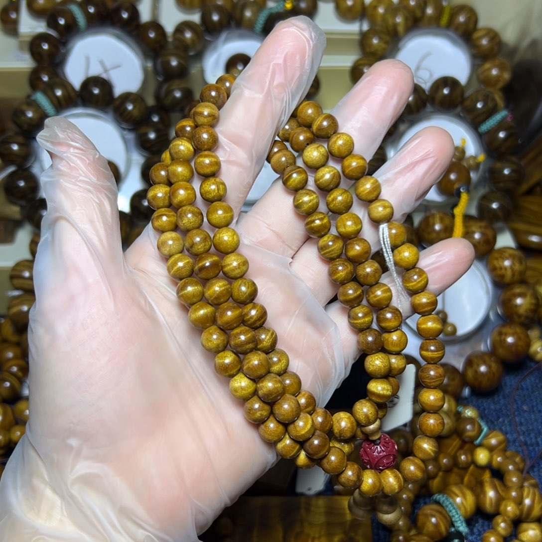 金丝楠手串/手链Q*0.8*108