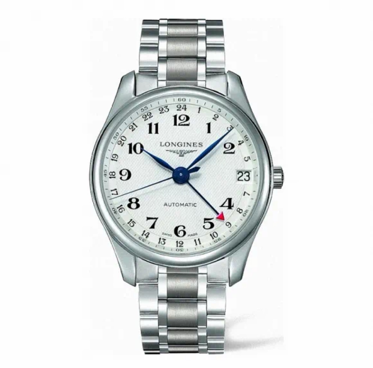 99新 Longines/浪琴 尖货男表/浪琴名匠白盘钢带款718/42mm