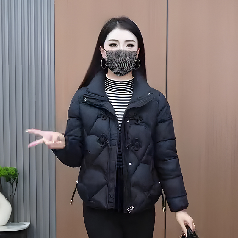LW新中式棉服女冬季2025年新款短款棉袄加厚保暖女士国风棉衣