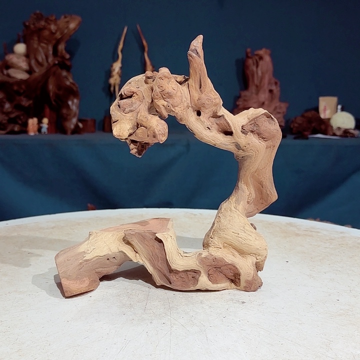 黑果木用****2331金丝红木羊蹄甲半成品