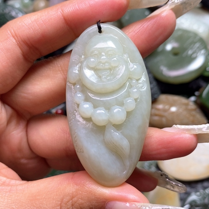 和田玉颈饰未镶嵌