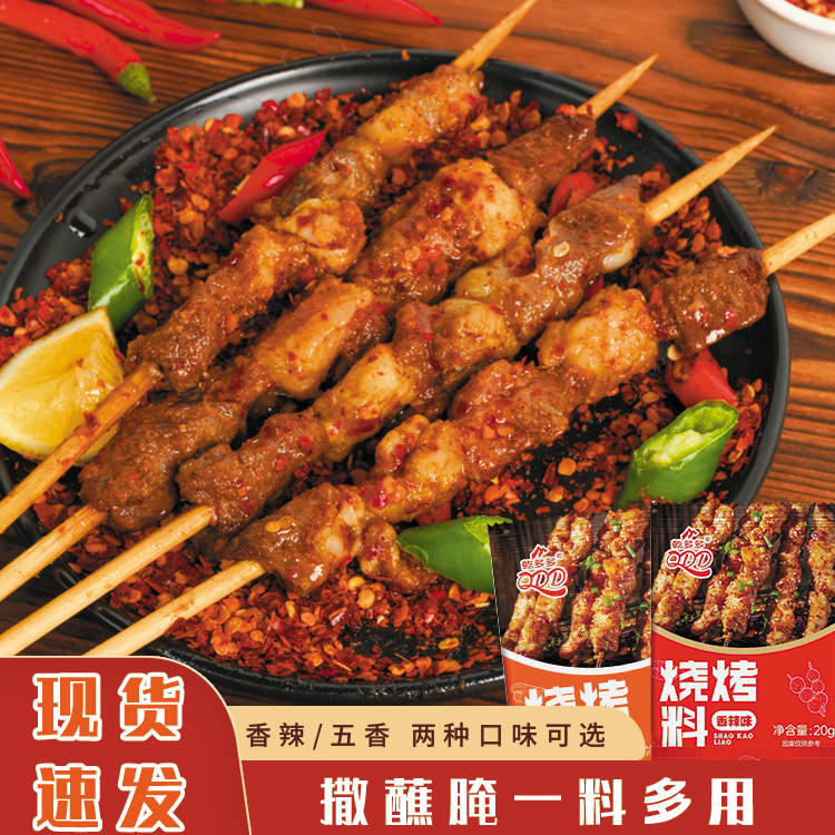 淄博风味烧烤料五香香辣味烤肉蘸料撒料空气炸锅调料