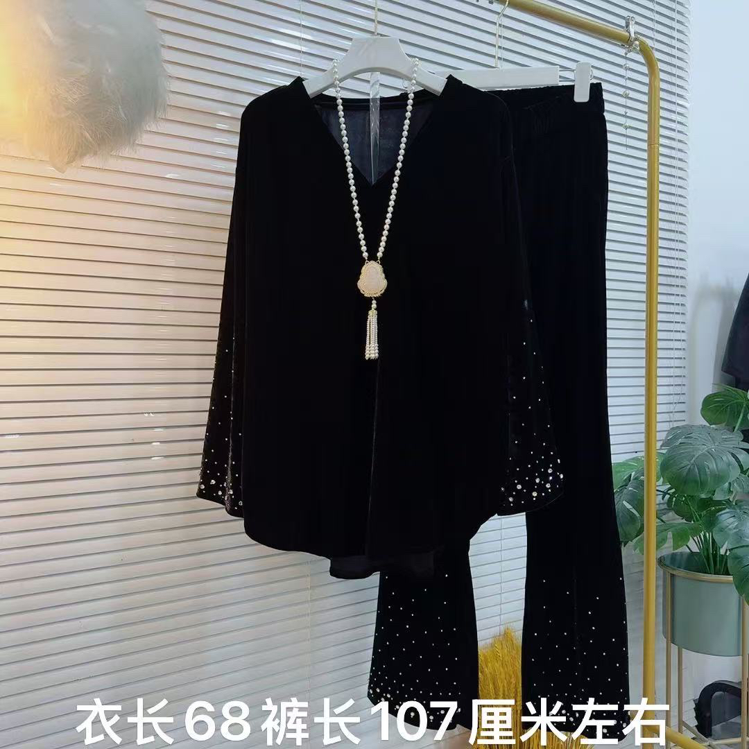 胖MM2025新款两件套早秋款新穿搭百搭时尚胖美人