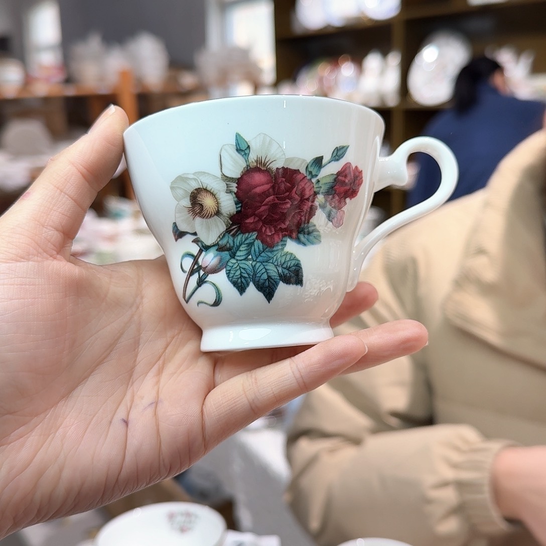 瓷安家咖啡杯外贸尾单