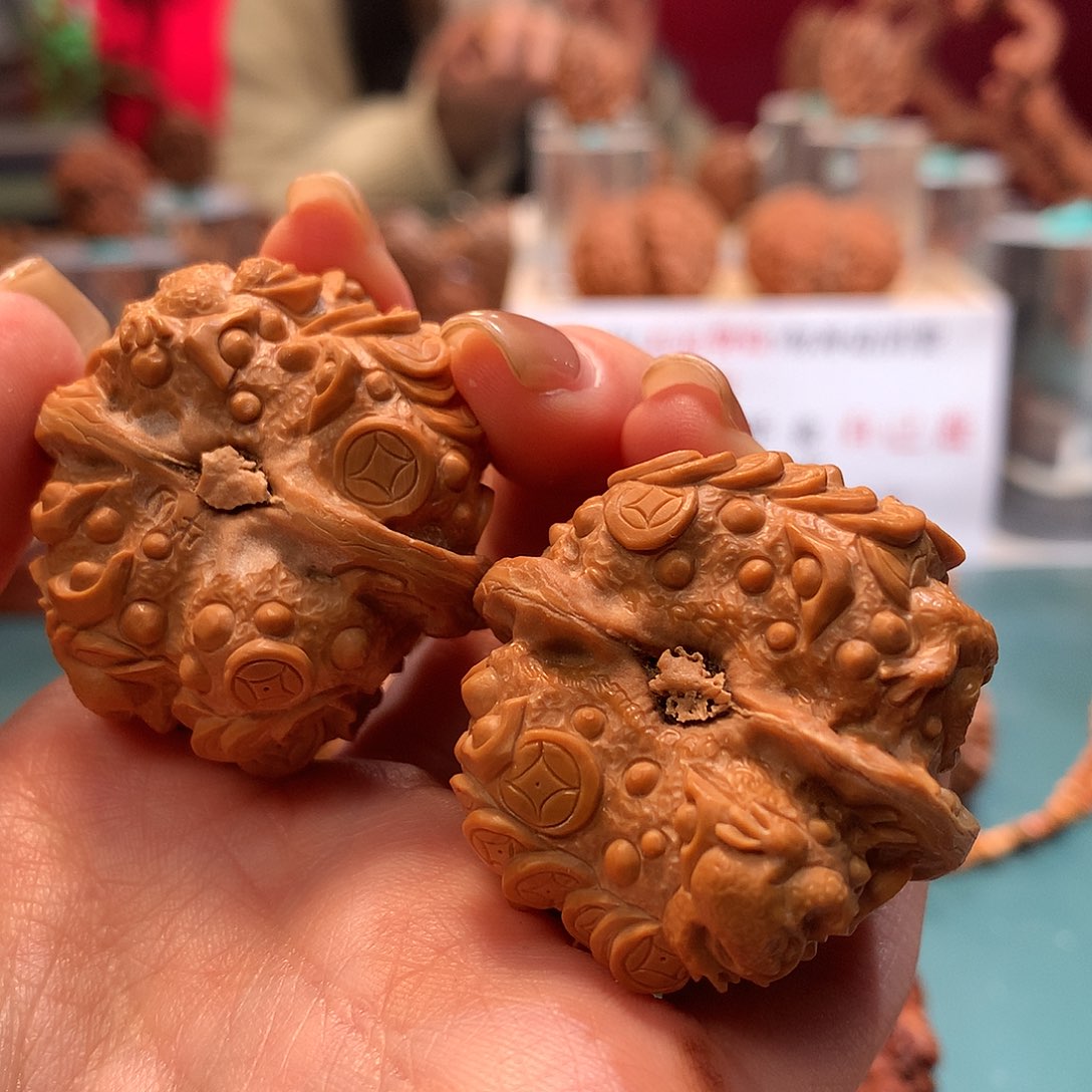 文玩核桃把件———————