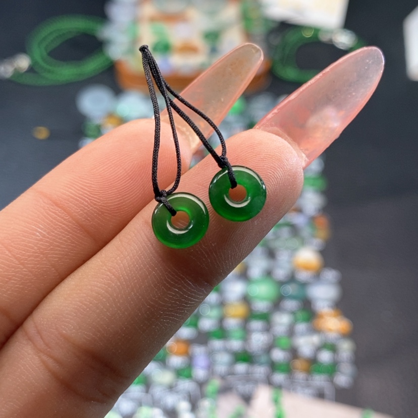 【闪购商品】翡翠挂件未镶嵌甜甜圈