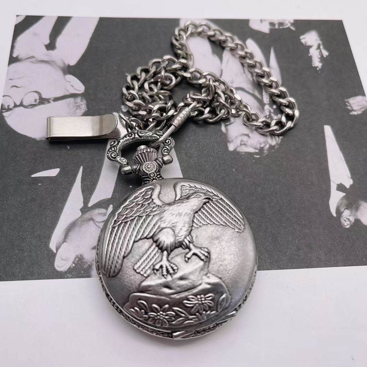 工艺时尚百搭可爱个性怀表配件，以直播间展示为准981