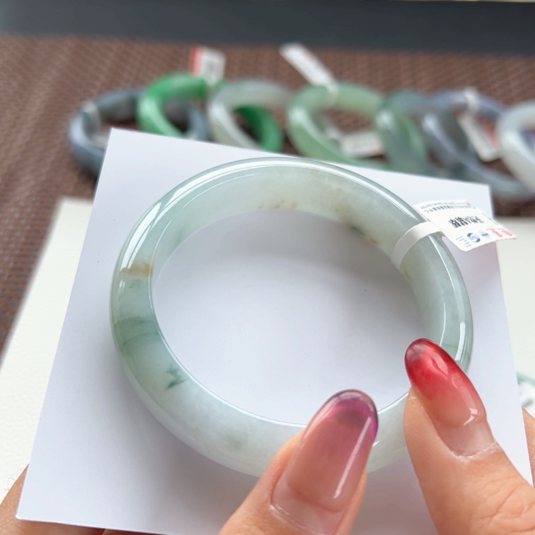 翡翠手镯未镶嵌10号55.4