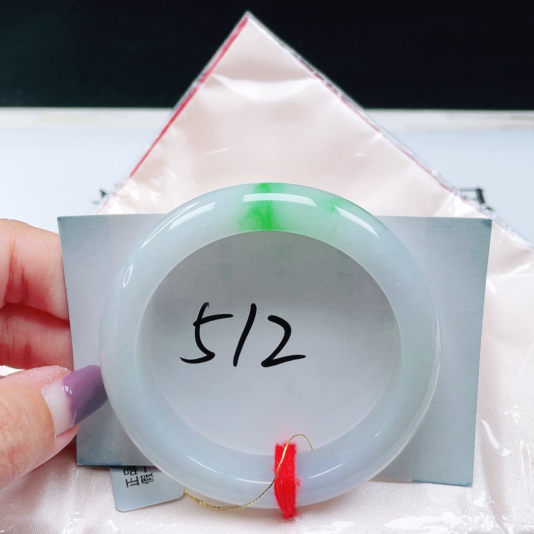 翡翠未镶嵌手镯缅甸翡翠53+