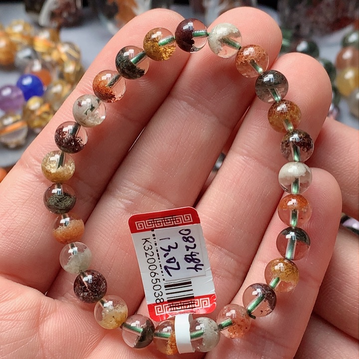 水晶手串未镶嵌天然