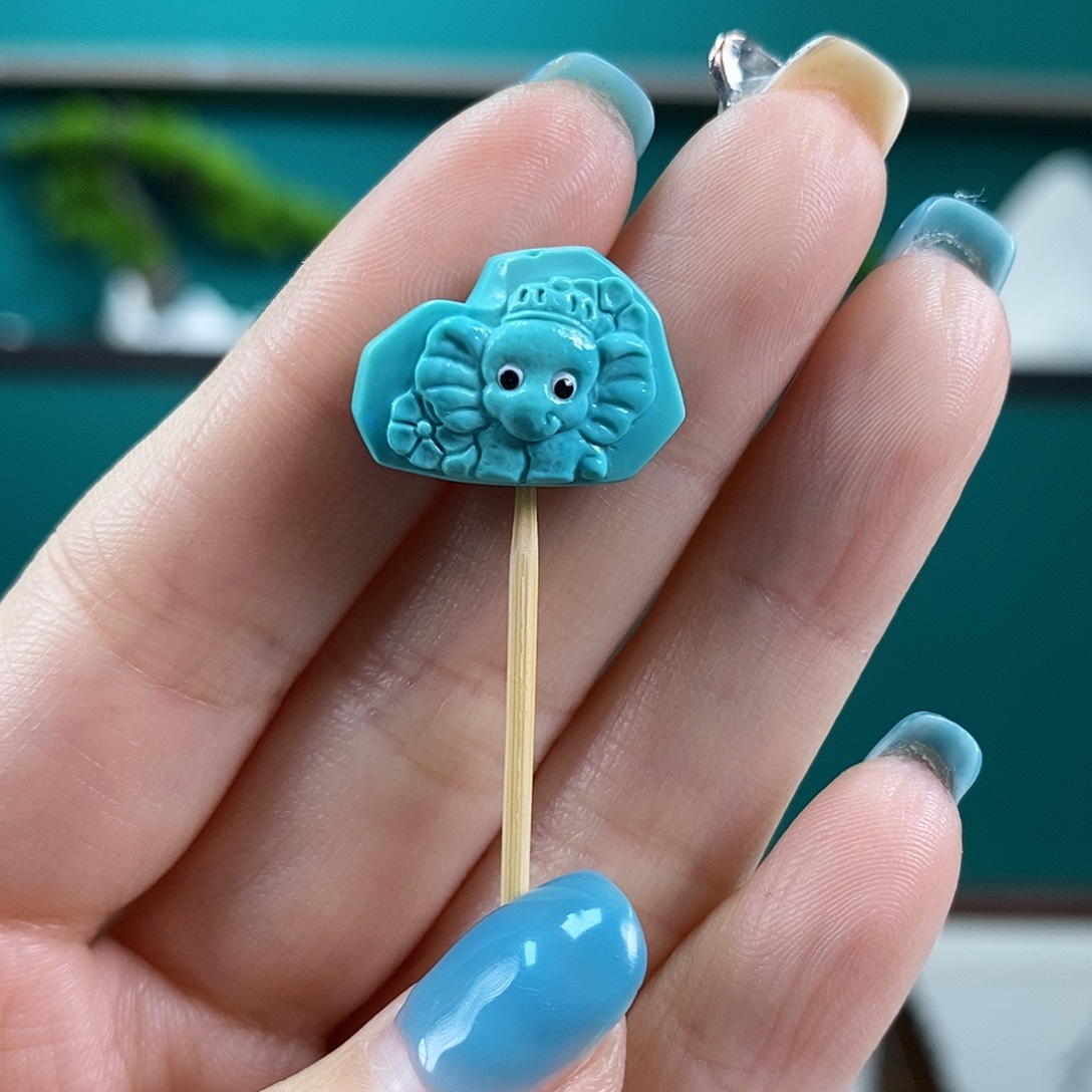 绿松石珠宝奇石未镶嵌