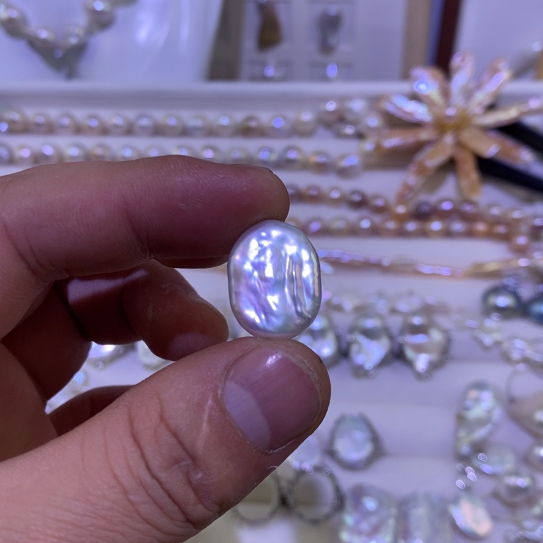 娜***娜淡水珍珠未镶嵌珠宝奇石