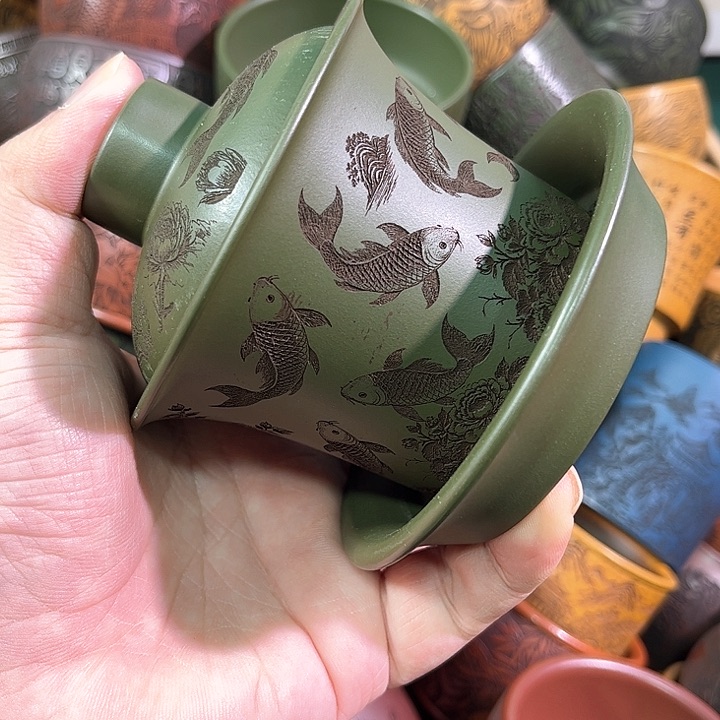 茶杯紫砂全手工紫砂主人杯