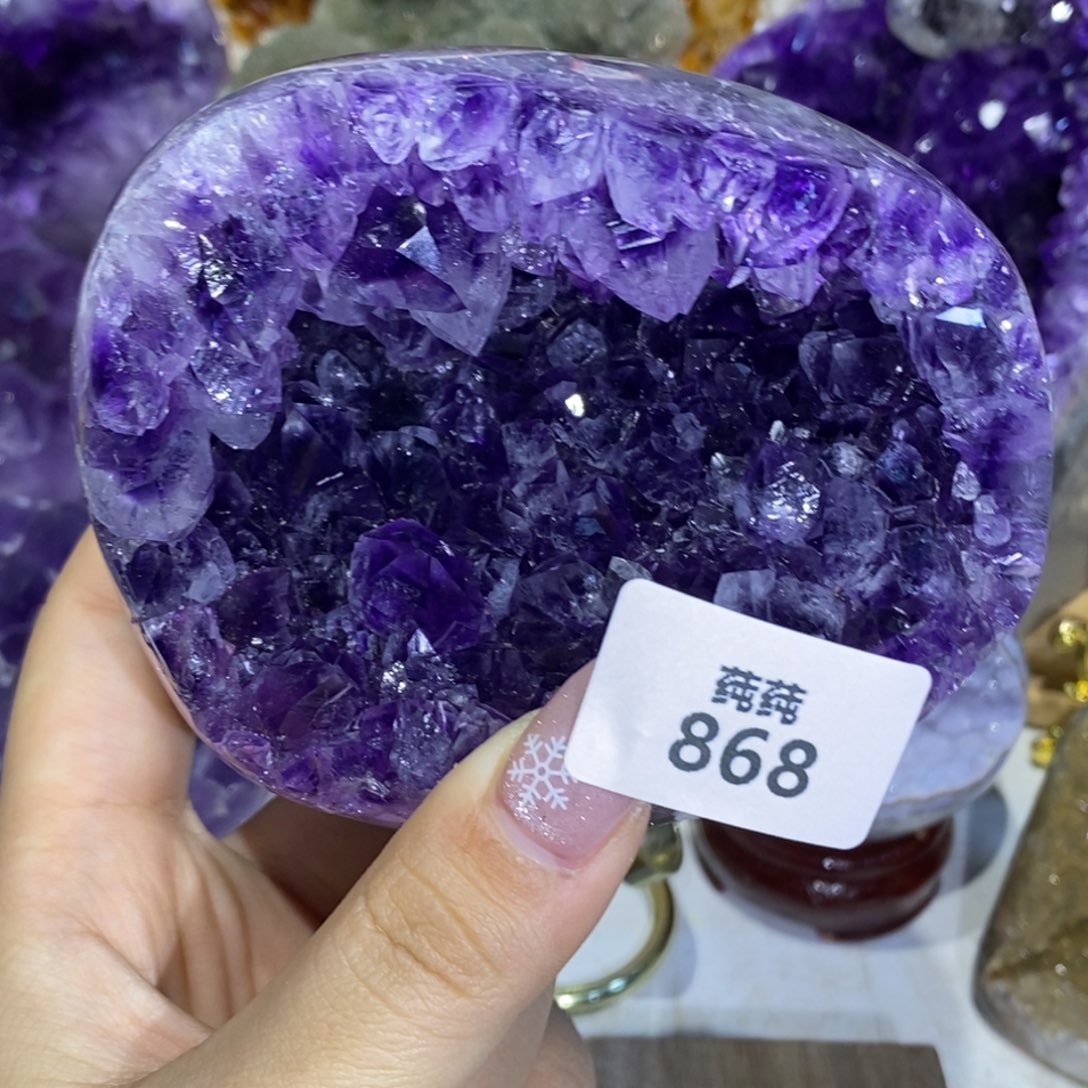 未镶嵌紫晶大型摆件（非配饰）窝窝