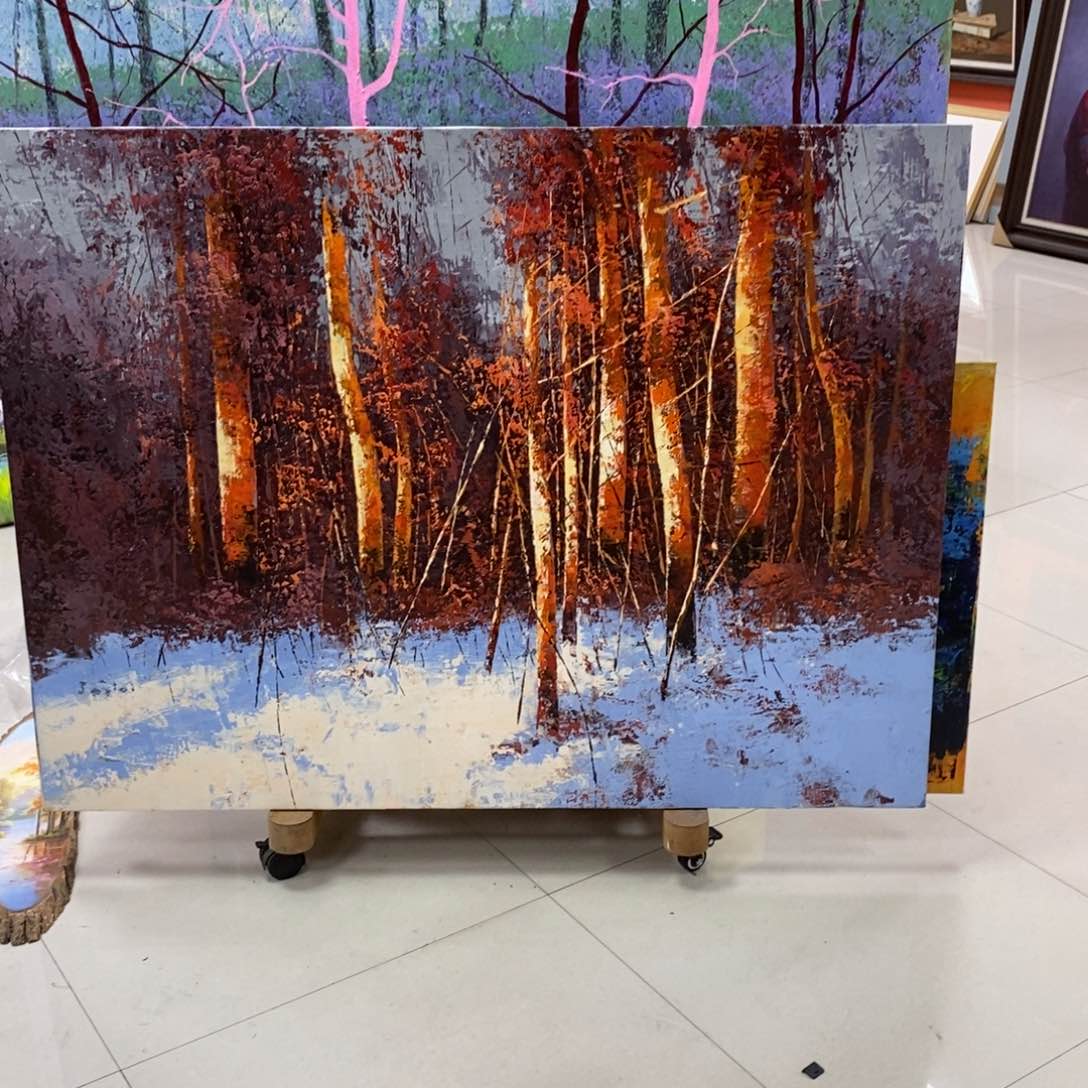 用****0手工手绘精品油画90+120厘米