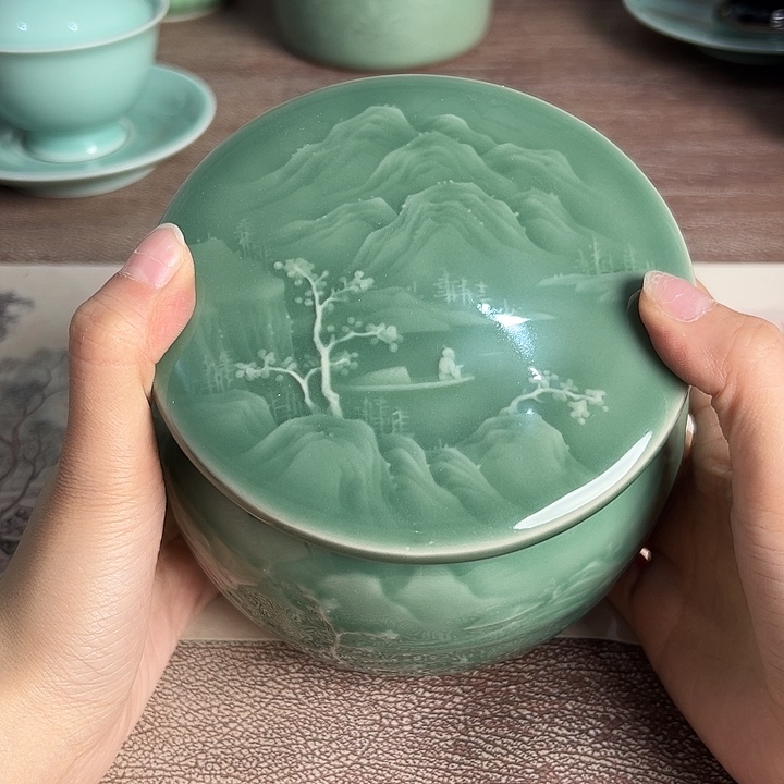 小米茶器龙泉青瓷