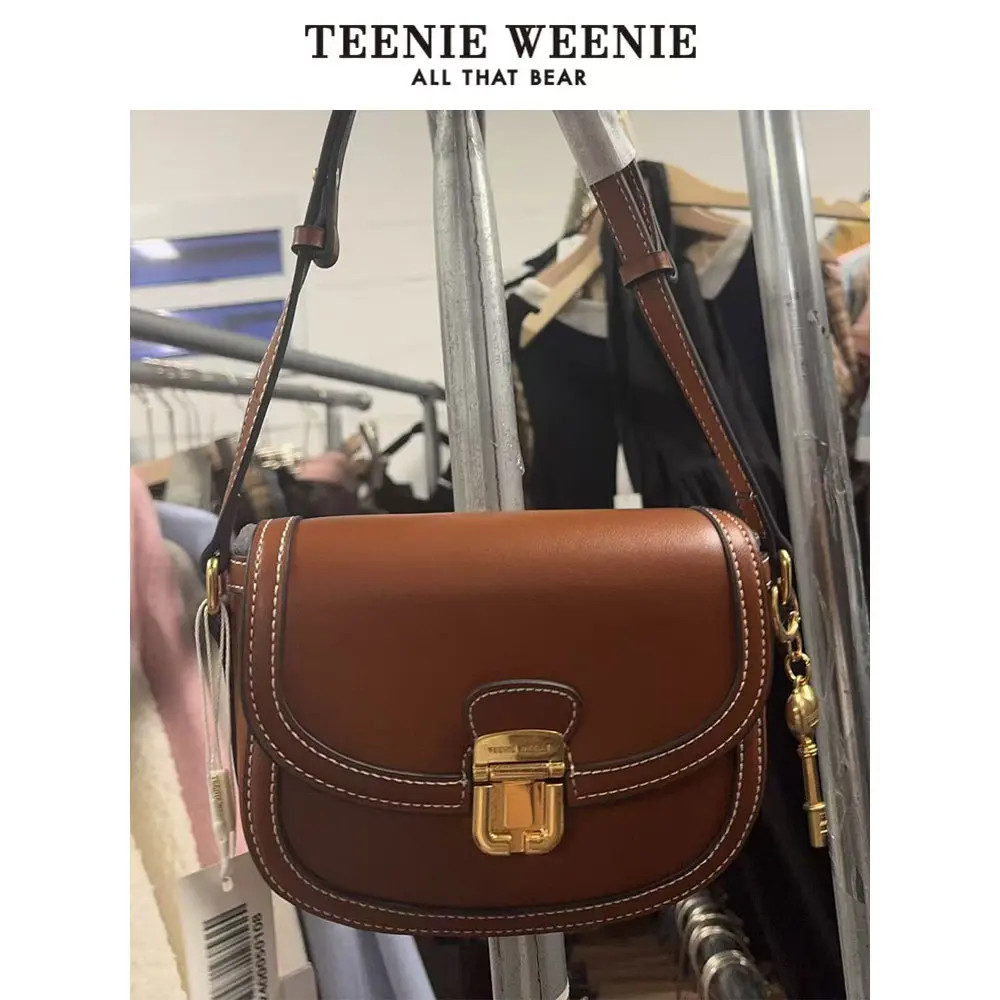 TeenieWeenie小熊单肩包25新款单肩斜挎包女TTAK25FT02E