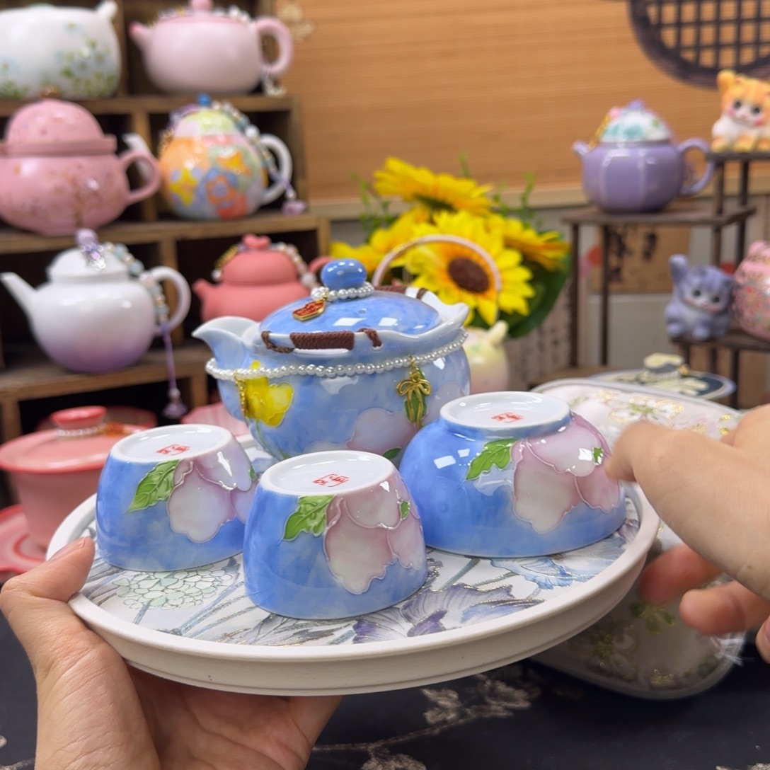 孤品茶具就一件，拼拼手速～