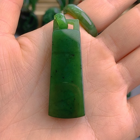 未镶嵌和田玉挂件@*称心如意