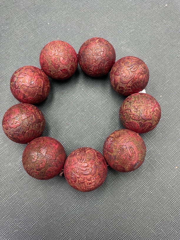 A212沉木雕刻手串