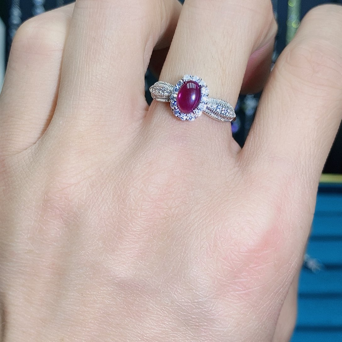 紫晶珠宝半成品银S925镶嵌