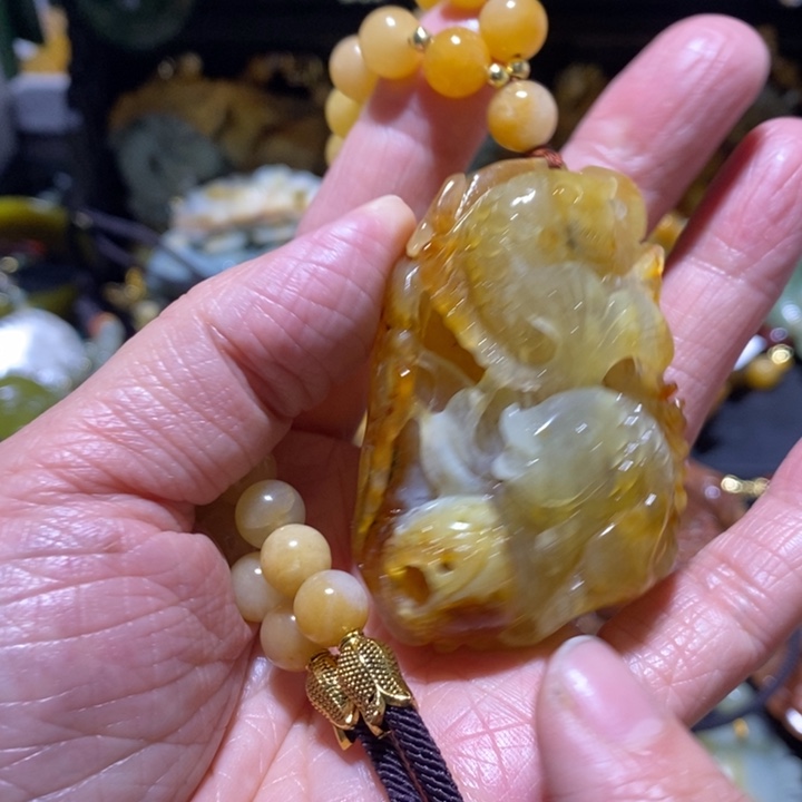 岫玉岫玉吊坠未镶嵌