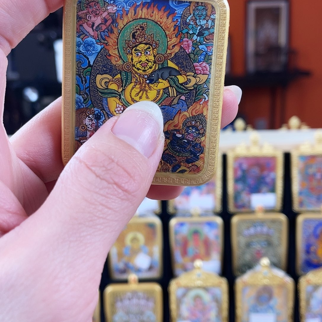 吊坠藏卡纯手绘五路