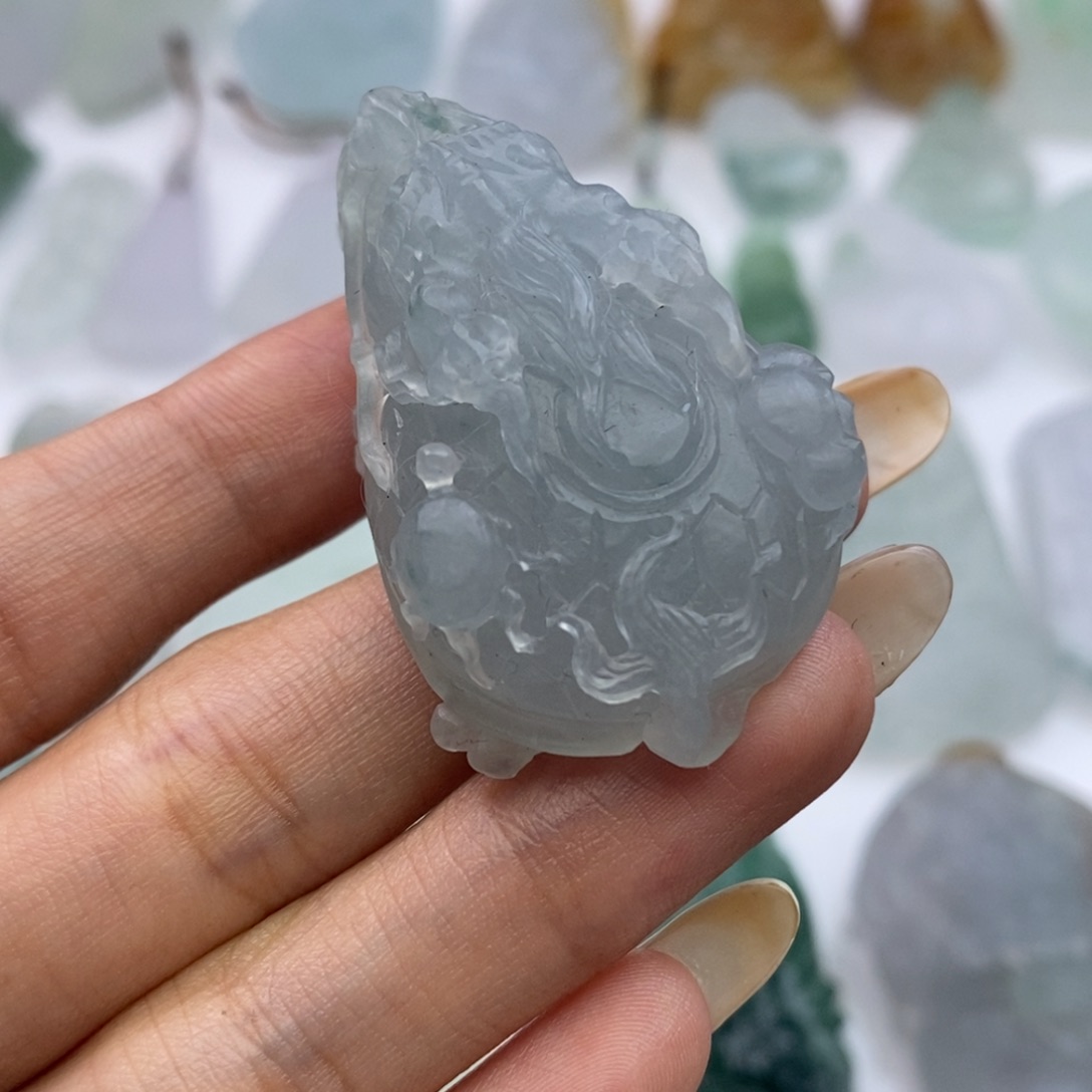 定制翡翠未镶嵌取****难毛货无鉴赏期