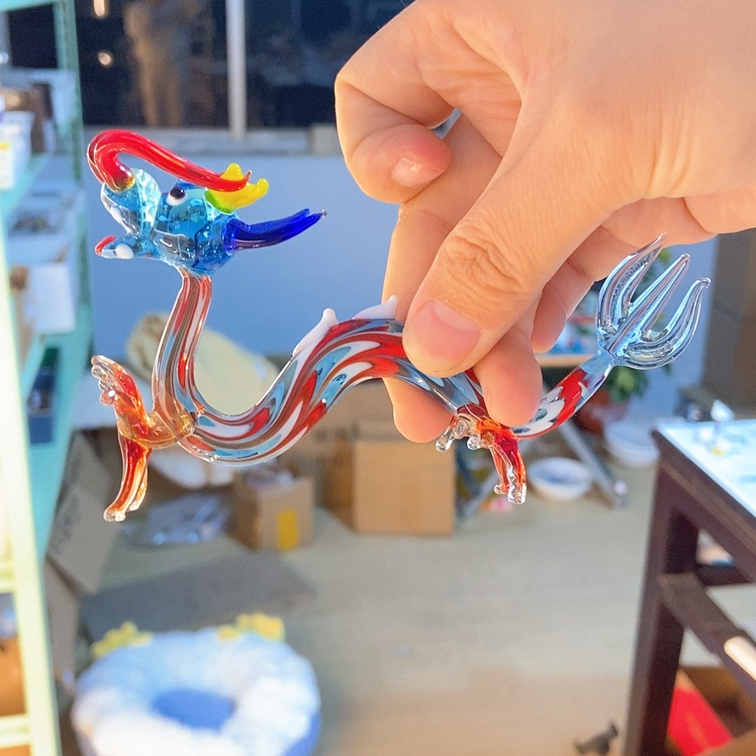 琉璃手工艺品龙龙